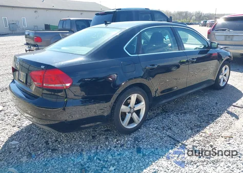 2013 Volkswagen Passat 2.5L Se из США, поврежденный, VIN 1VWBP7A39DC036020